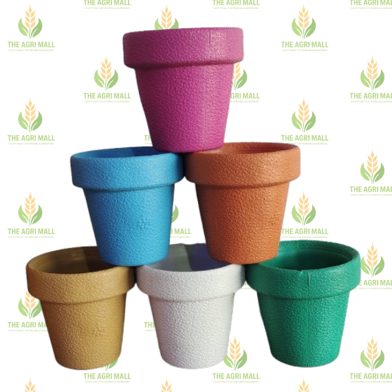 Colorful Plastic Pot 9 inches